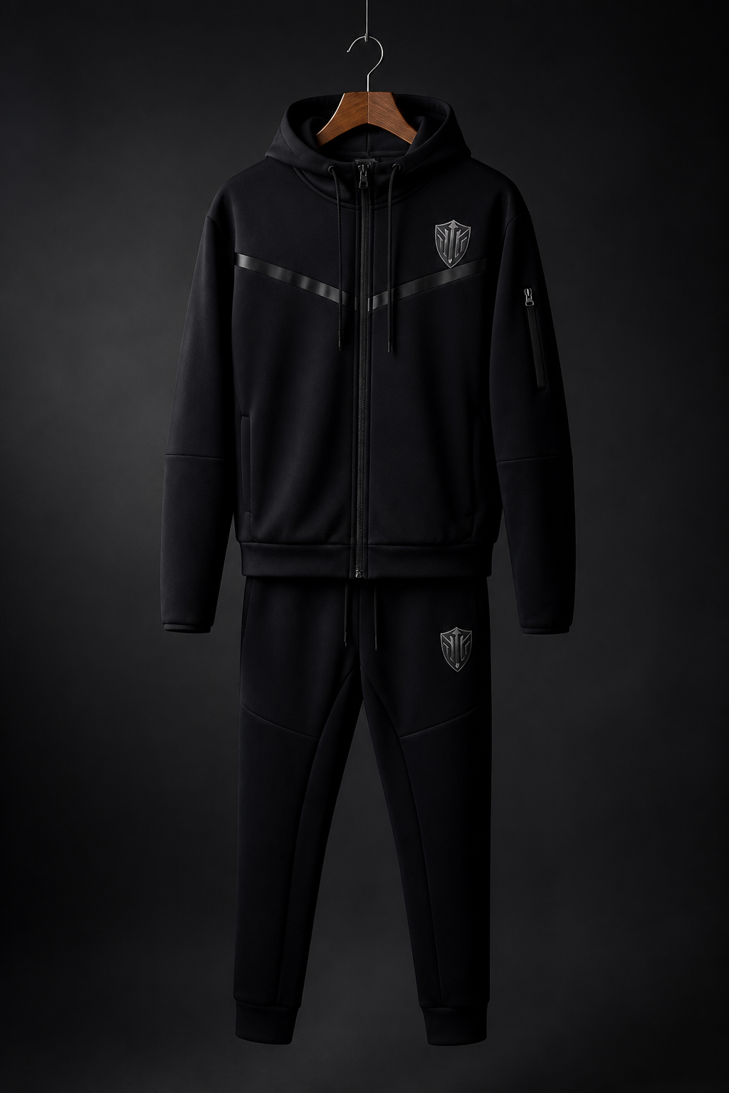 Impenetrebel Tech Fleece Sweatsuit (Black)