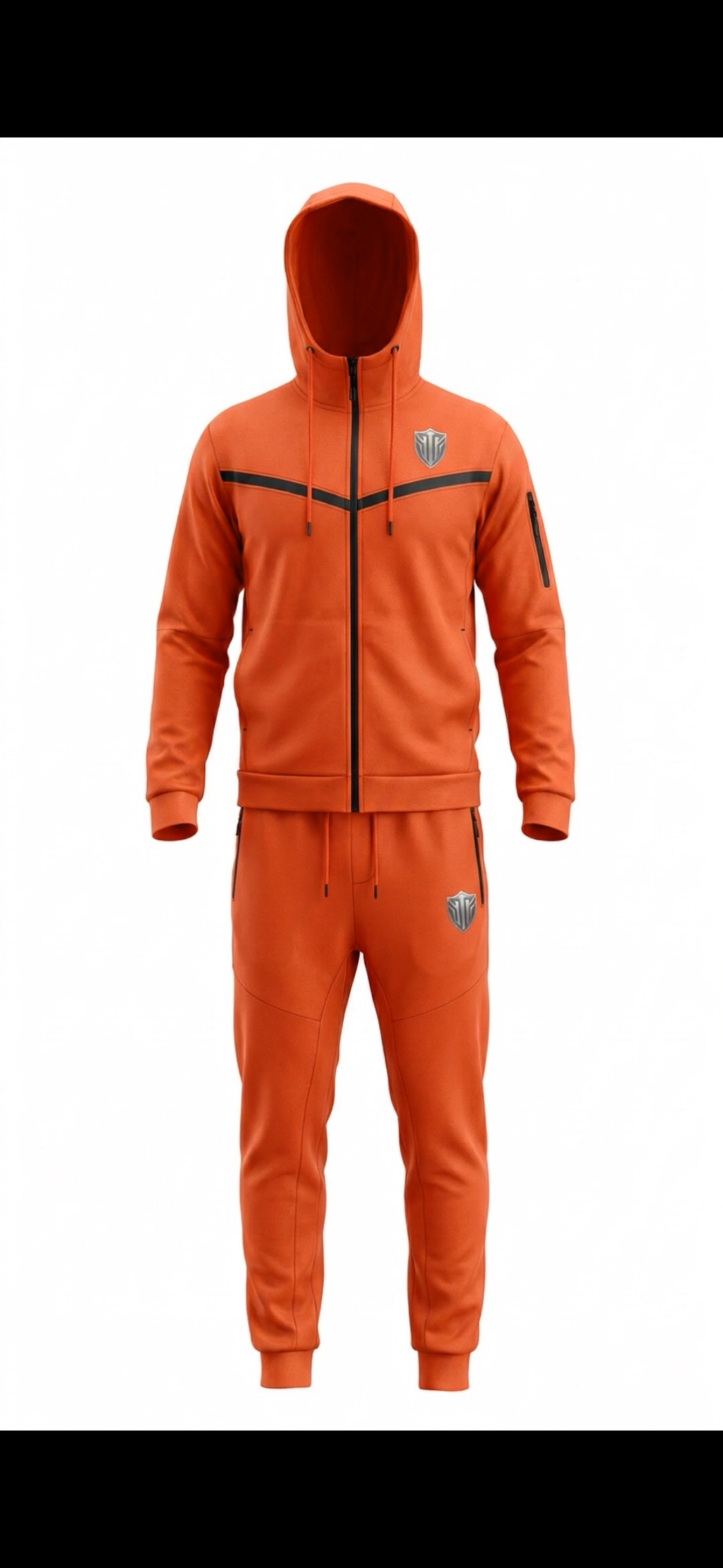 Impenetrebel Tech Fleece Sweatsuit (Red)