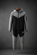 Impenetrebel Tech Fleece Sweatsuit – Grey/Black