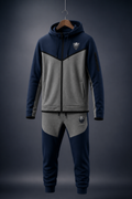 Impenetrebel Tech Fleece Sweatsuit – Blue/Grey