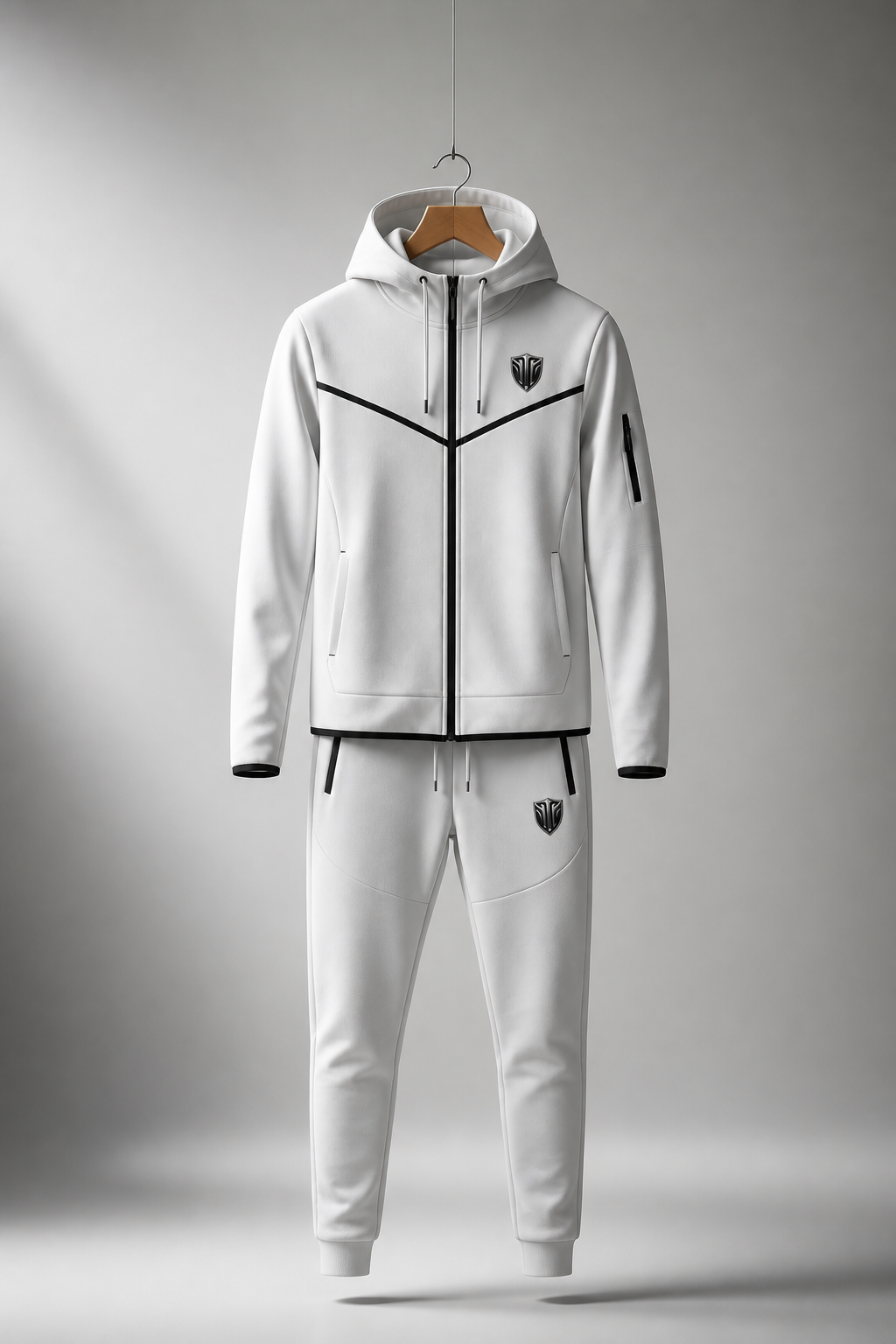 Impenetrebel Tech Fleece Sweatsuit (White)